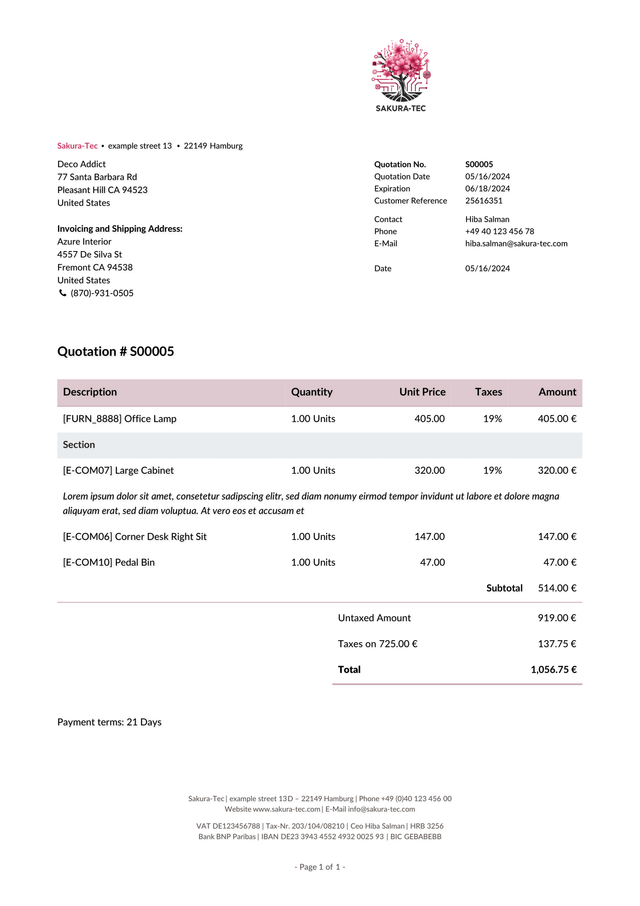 Elegant Report Design