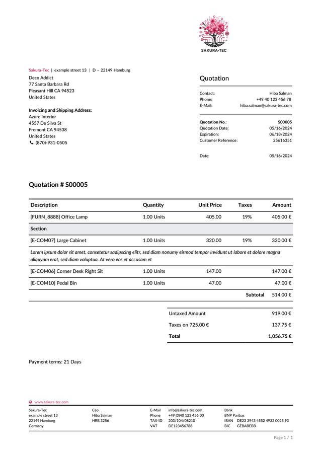 Professional Report Design