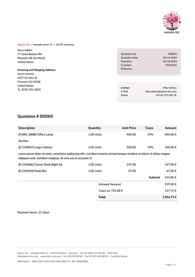 Sleek Report Design