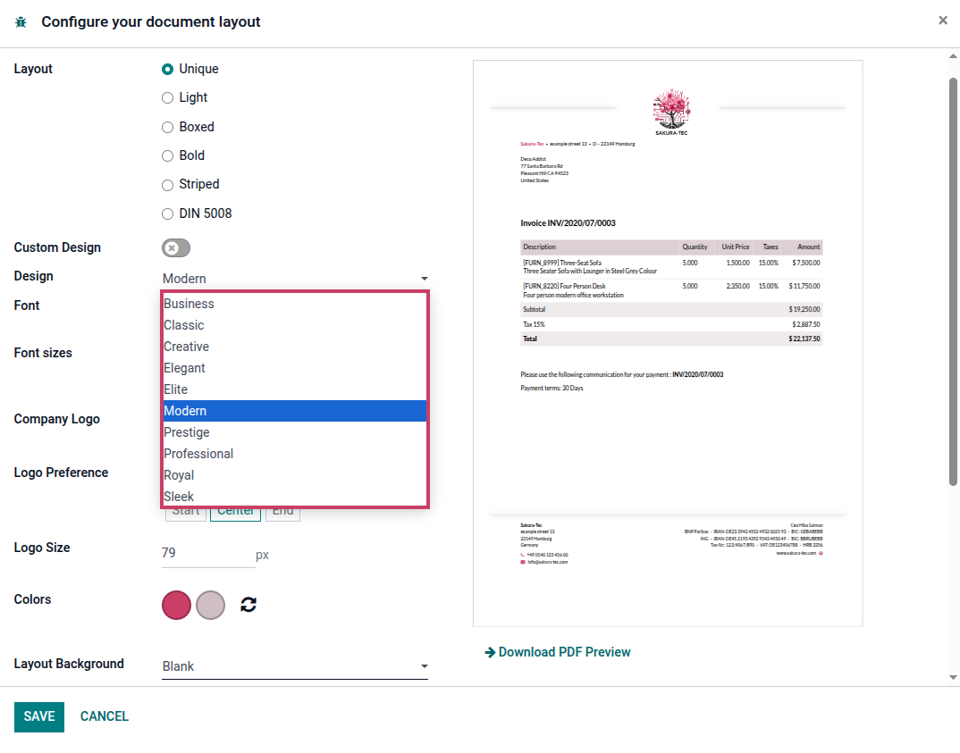 Select Your Report